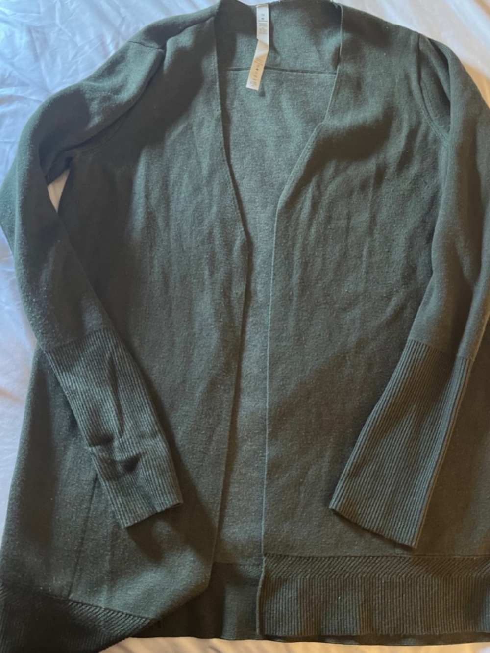 Lululemon Cashmere Blend Open Front Cardigan size 10